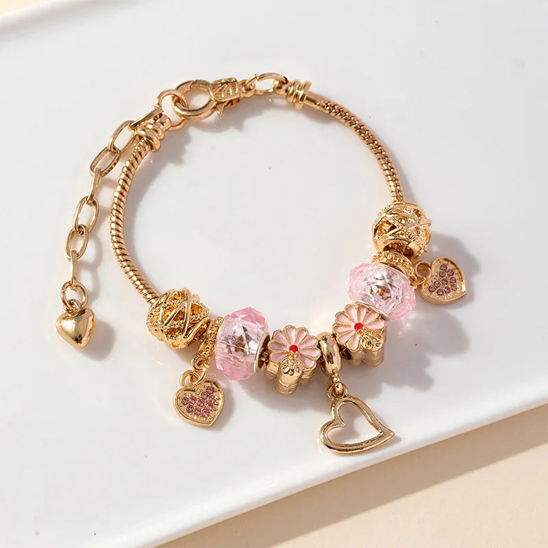 Stainless Steel Bracelet with Charms | 100+ Custom Options