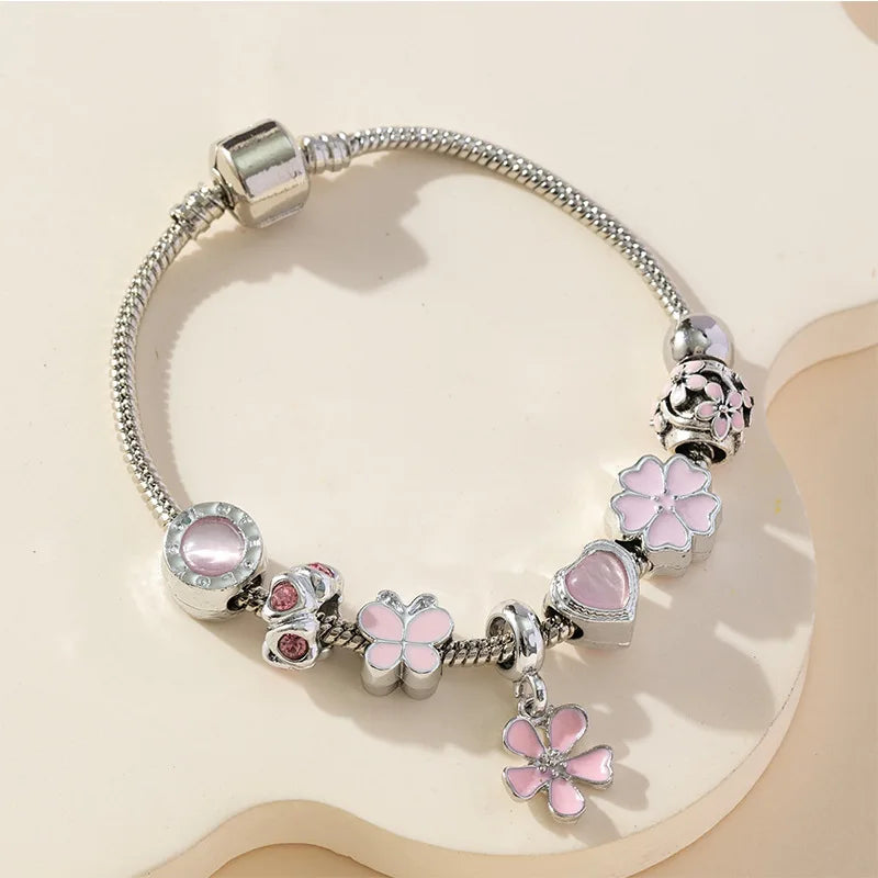 Stainless Steel Bracelet with Charms | 100+ Custom Options
