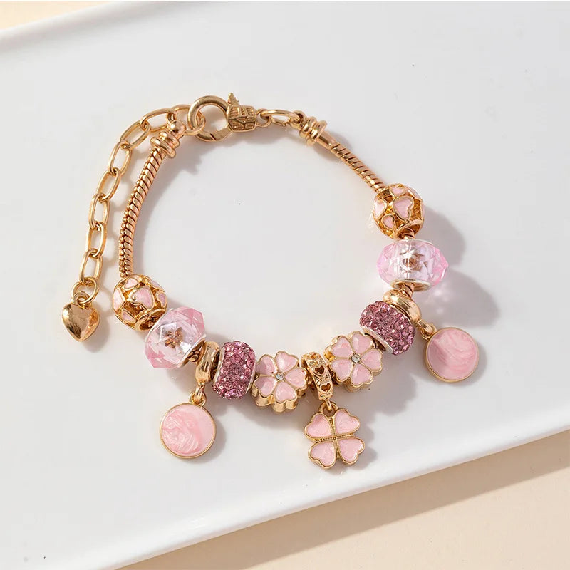 Stainless Steel Bracelet with Charms | 100+ Custom Options