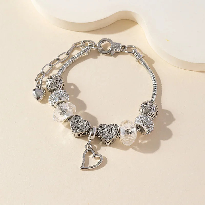 Stainless Steel Bracelet with Charms | 100+ Custom Options