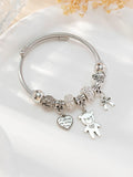 Stainless Steel Bracelet with Charms | 100+ Custom Options