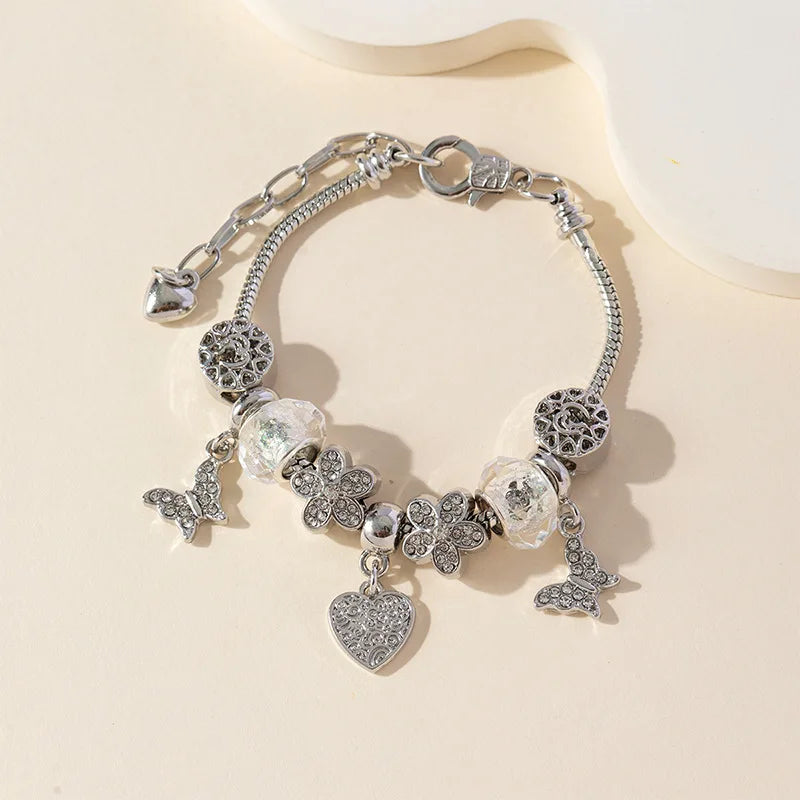 Stainless Steel Bracelet with Charms | 100+ Custom Options