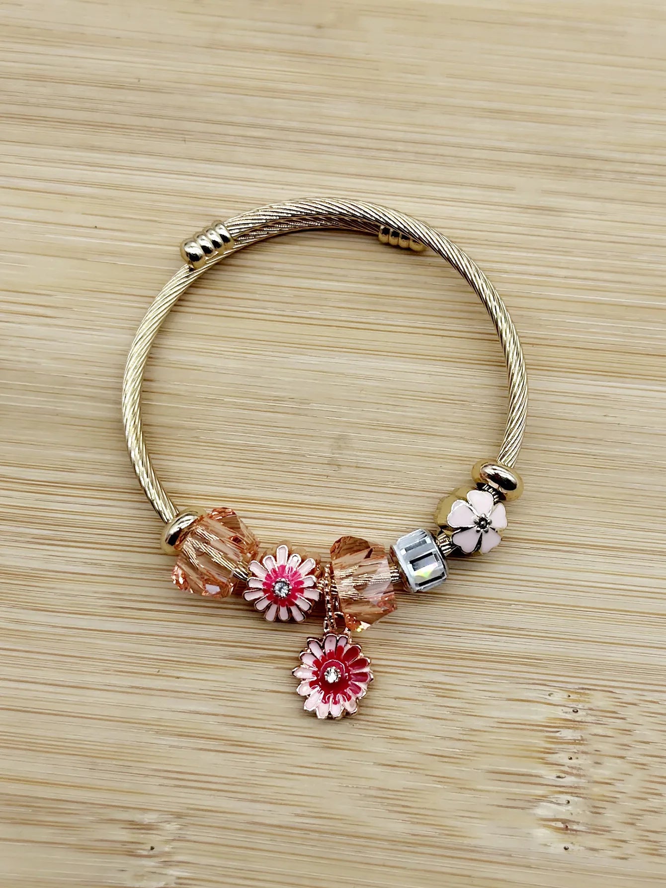 Stainless Steel Bracelet with Charms | 100+ Custom Options