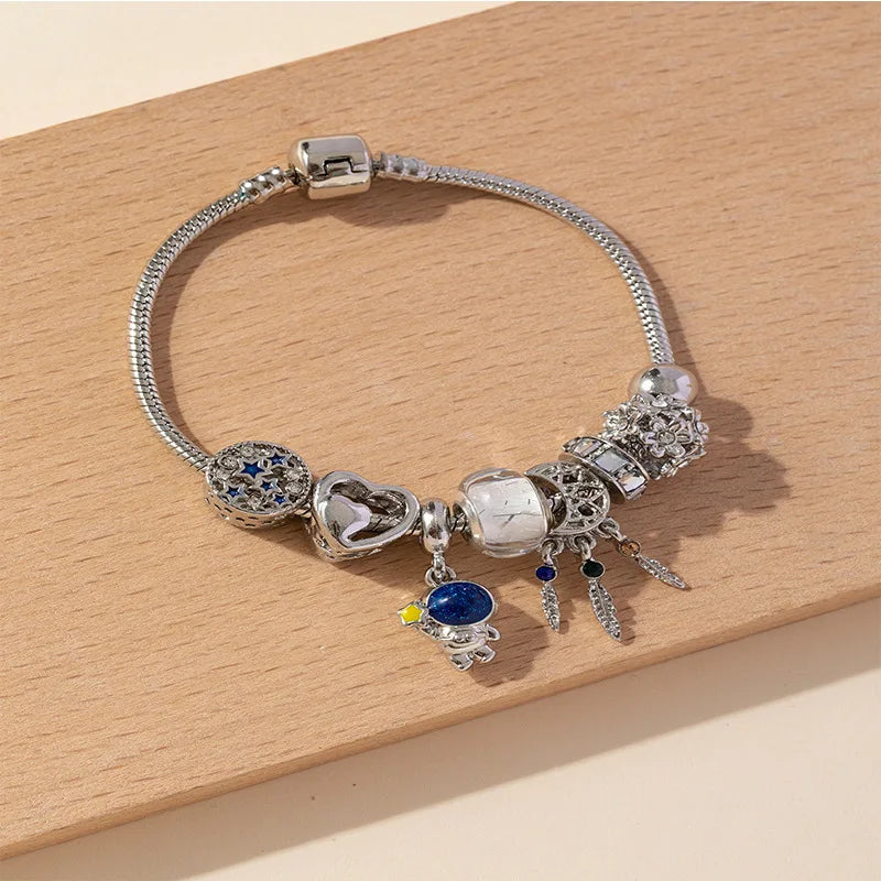 Stainless Steel Bracelet with Charms | 100+ Custom Options