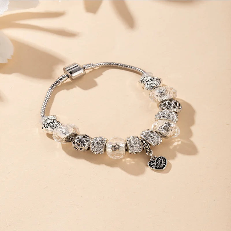 Stainless Steel Bracelet with Charms | 100+ Custom Options