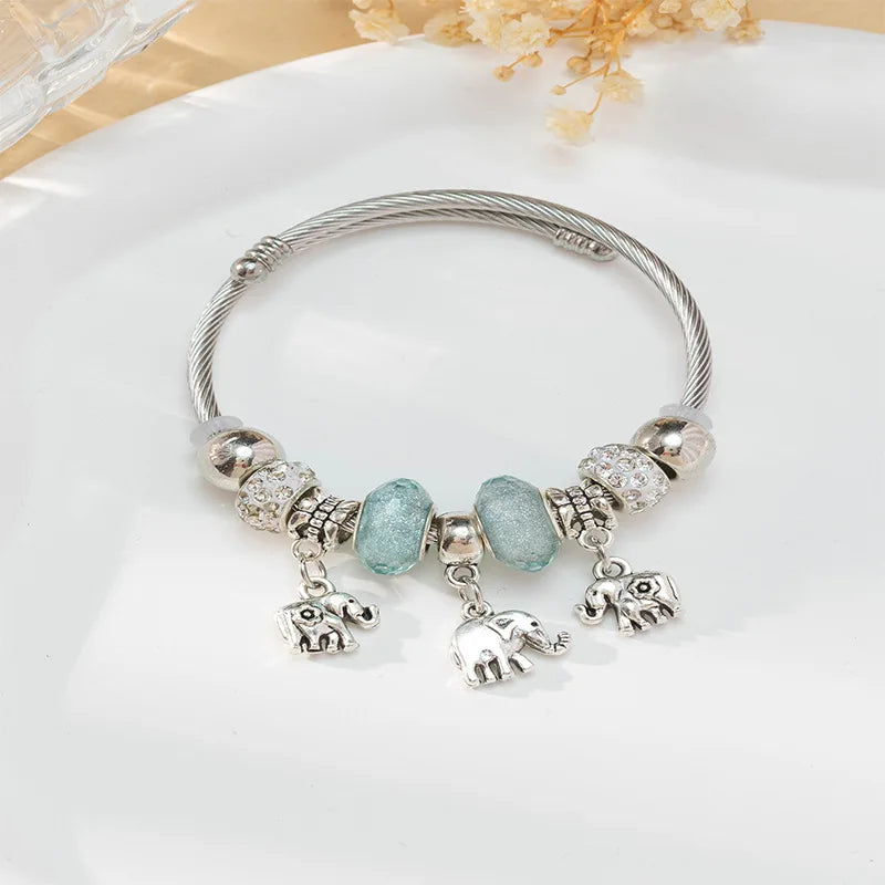 Stainless Steel Bracelet with Charms | 100+ Custom Options